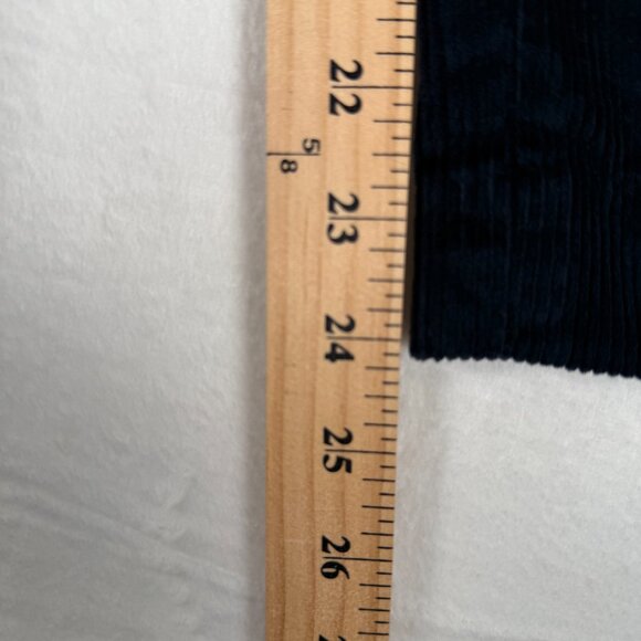 Zara Man Mens Blue/Navy Corduroy Pants Tapered Straight Leg Size 29 - Picture 5 of 7